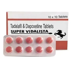 Dapoxetine 60mg + Tadalafil 20mg- Super Vidalista