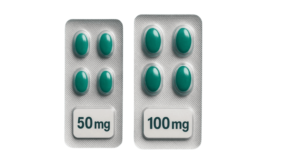 Kamagra tabletter 50 mg och 100 mg dosering