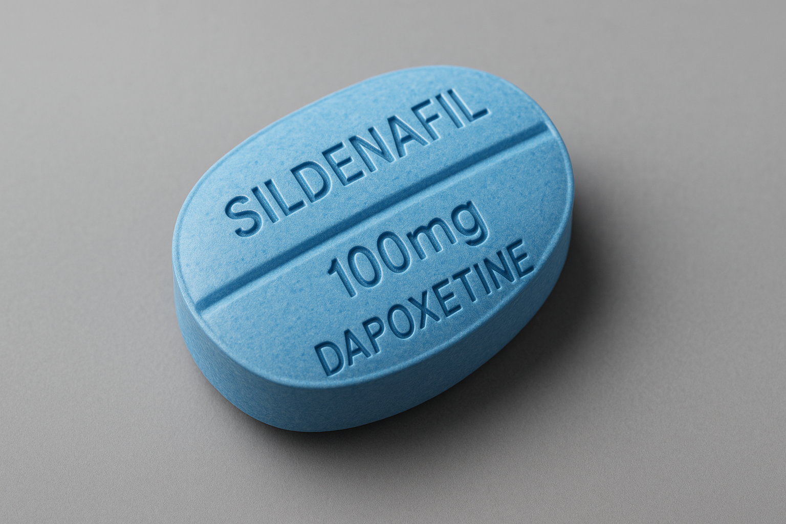 Sildenafil 100 Mg Dapoxetine 60 Mg 2-I-1-Medel För Män