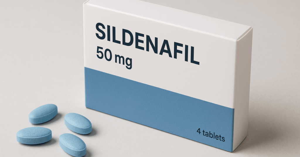 Köp sildenafil för erektil dysfunktion – 50 mg tabletter