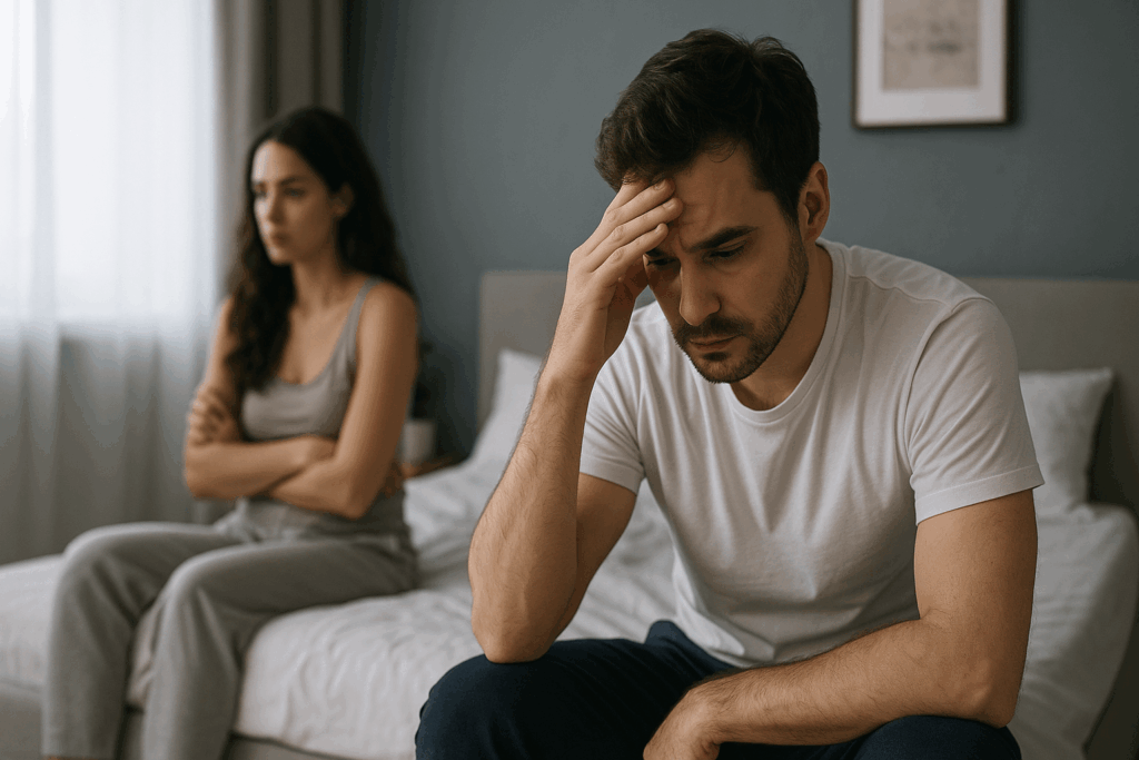 Man med erektil dysfunktion – köp sildenafil för bättre intimitet